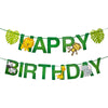 Happy Birthday Bunting Banner Gold Sliver Letters Happy Birthday Garlands