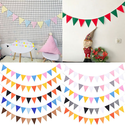 Glittering Feather Birthday Party Decoration Banners Garland