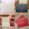 Elegant Luxury Flora Cloud Laser Cut Wedding Invitation Card