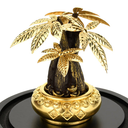 Fortune Tree Collect Wealth Ornament 24K Gold Foil Crafts