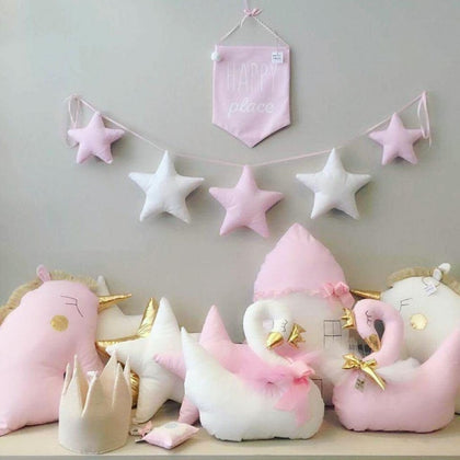 Nordic Baby Room Handmade Nursery Star Garlands