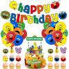 Original Sesame Street Birthday Party Decoration Sesame Street Pull Flag Banner