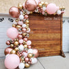 Balloon Garland Arch Kit Pink White Chrome Balloon