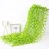 100Cm Green Silk Artificial Hanging Leaf Garland Plants