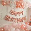 Happy Birthday Balloons Banner Letters Foil Ballons