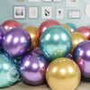 Chrome Metal Balloon Large Latex Balloons Gold Silver Green Birthday