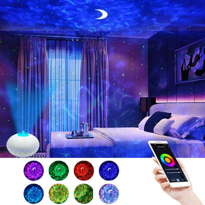 Usb Colorful Starry Sky Galaxy Projector Night Lights Child Playercor