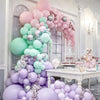 1st Birthday Party Decor Balloon Arch Set Macaron Balloons