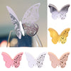 Hollow Butterfly Cup Card  Wine Glass Paper Name Place Seats Card