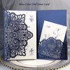 Elegant Laser Cut Wedding Invitation Cards Greeting Card