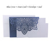 Elegant Laser Cut Wedding Invitation Cards Greeting Card