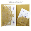 Elegant Laser Cut Wedding Invitation Cards Greeting Card