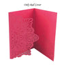 Elegant Laser Cut Wedding Invitation Cards Greeting Card