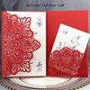 Elegant Laser Cut Wedding Invitation Cards Greeting Card