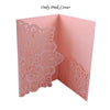 Elegant Laser Cut Wedding Invitation Cards Greeting Card