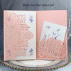 Elegant Laser Cut Wedding Invitation Cards Greeting Card