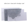 Elegant Laser Cut Wedding Invitation Cards Greeting Card